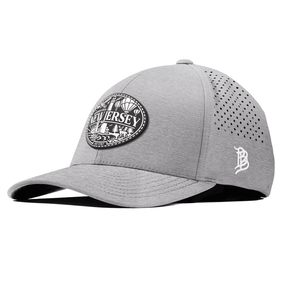 New Jersey Traveler Curved Performance Heather Gray