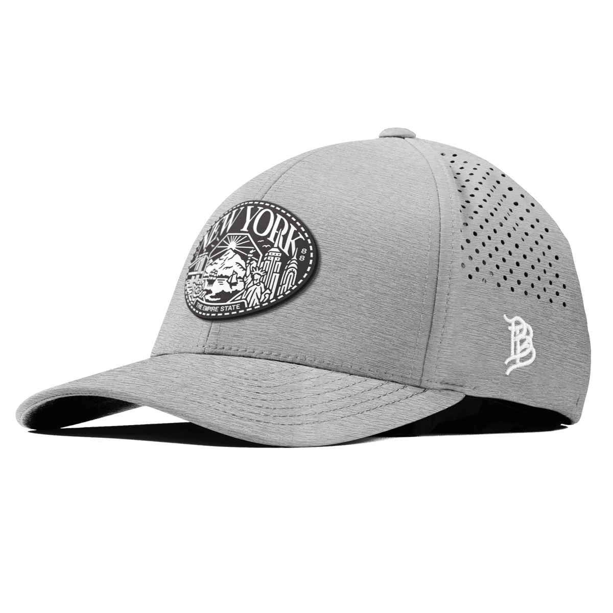New York Traveler Curved Performance Heather Gray