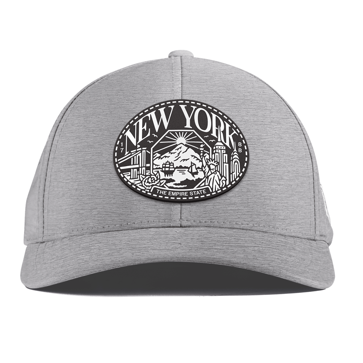 New York Traveler Curved Performance Heather Gray