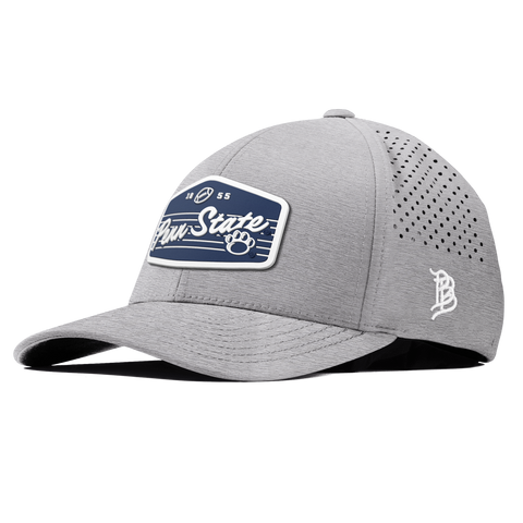Penn State University "Nittany Lions Football" Curved Performance Heather Gray