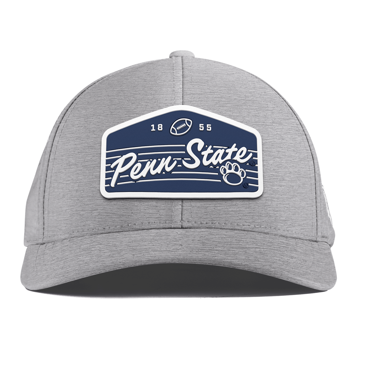 Penn State University "Nittany Lions Football" Curved Performance Heather Gray
