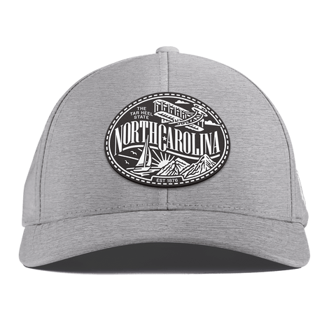 North Carolina Traveler Curved Performance Heather Gray