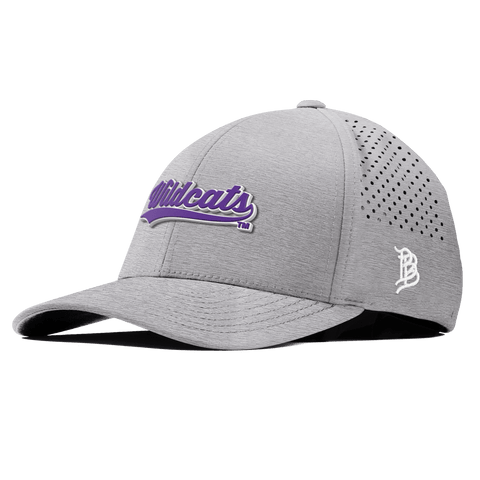 Northwestern University "Northwestern Wildcats Script" Curved Performance Heather Gray