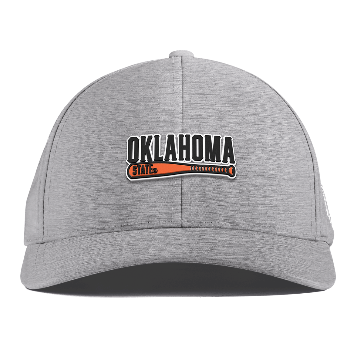 Oklahoma State University "OSU Baseball" Curved Performance Heather Gray