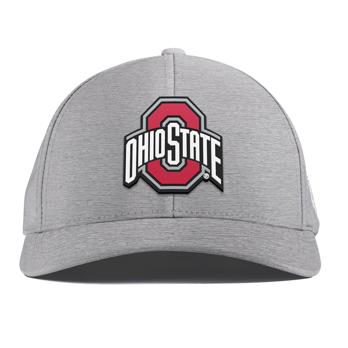 Ohio State University "Ohio State Gray Team Logo" Curved Performance Heather Gray