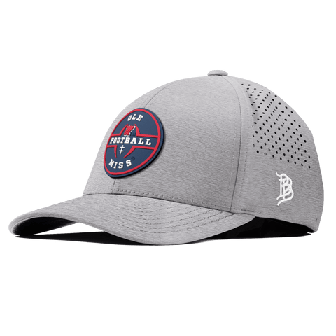 University of Mississippi "Ole Miss Football Legacy" Curved Performance Heather Gray