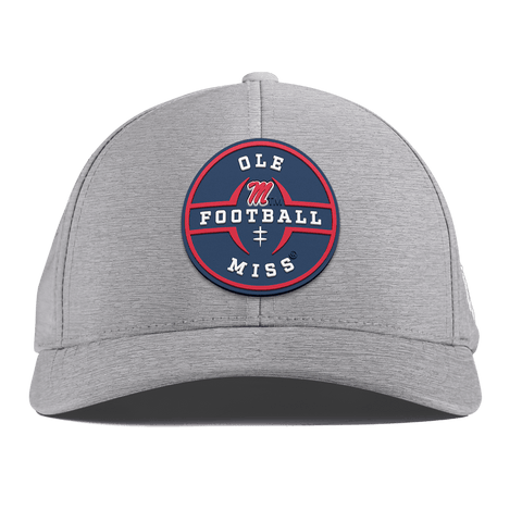 University of Mississippi "Ole Miss Football Legacy" Curved Performance Heather Gray