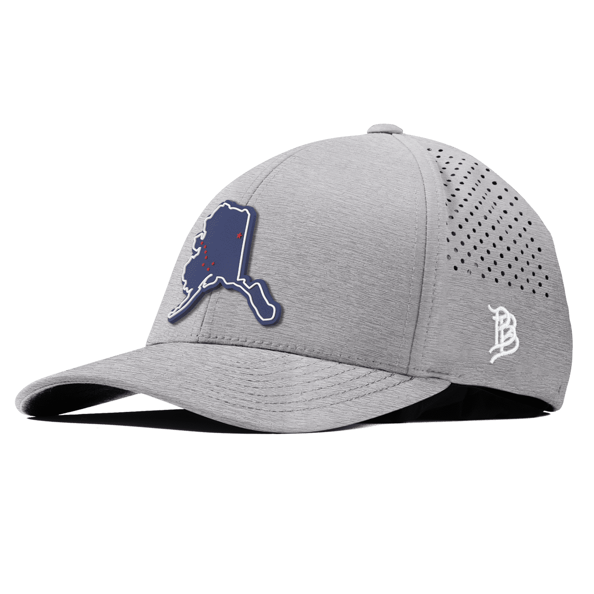 Alaska Patriot Series Curved Performance Heather Gray