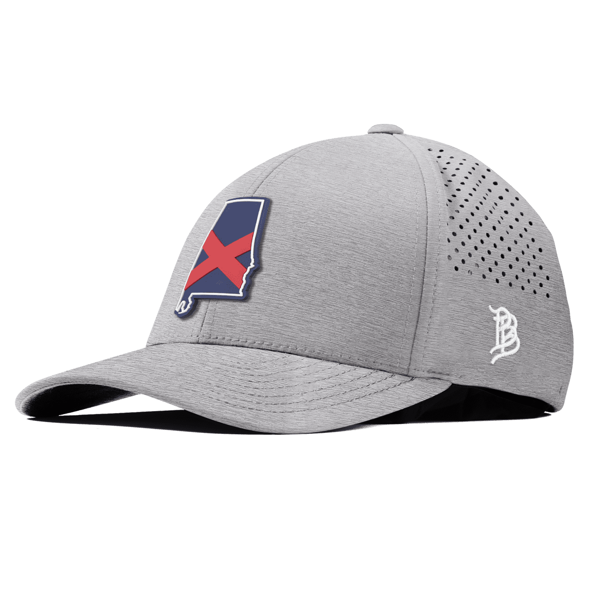 Alabama Patriot Series Curved Performance Heather Gray