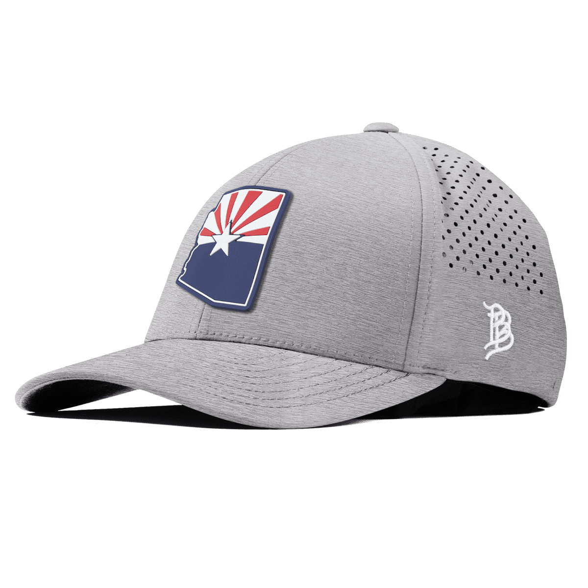 Arizona Patriot Series Curved Performance Heather Gray