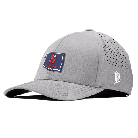 Oklahoma Patriot Series Curved Performance Heather Gray