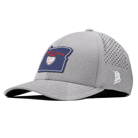 Oregon Patriot Series Curved Performance Heather Gray
