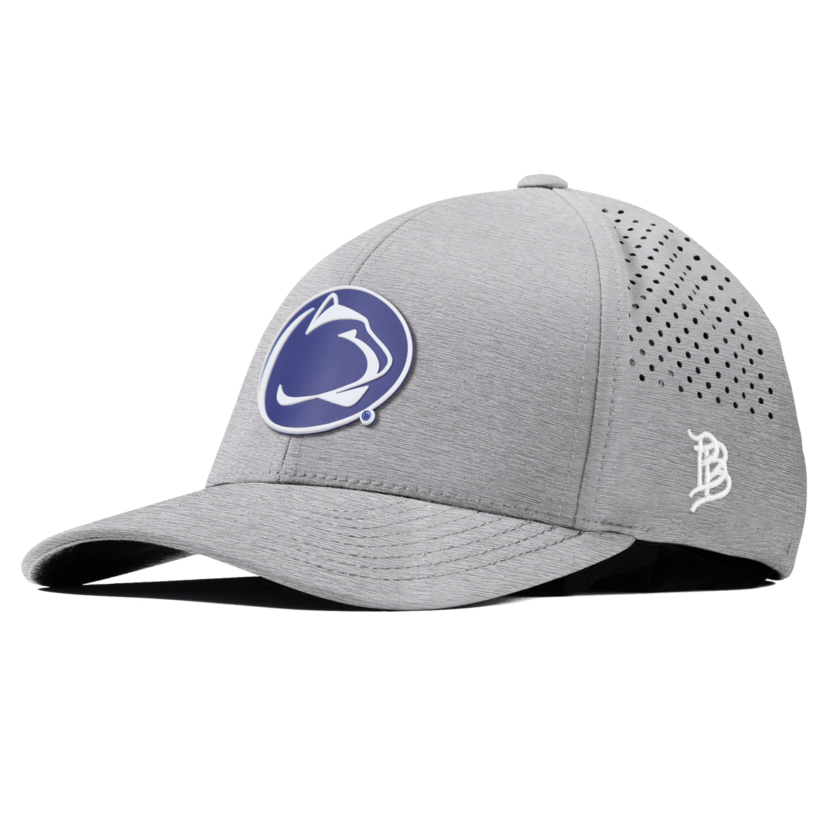 Pennsylvania State University "Penn State Team Logo" Curved Performance Heather Gray