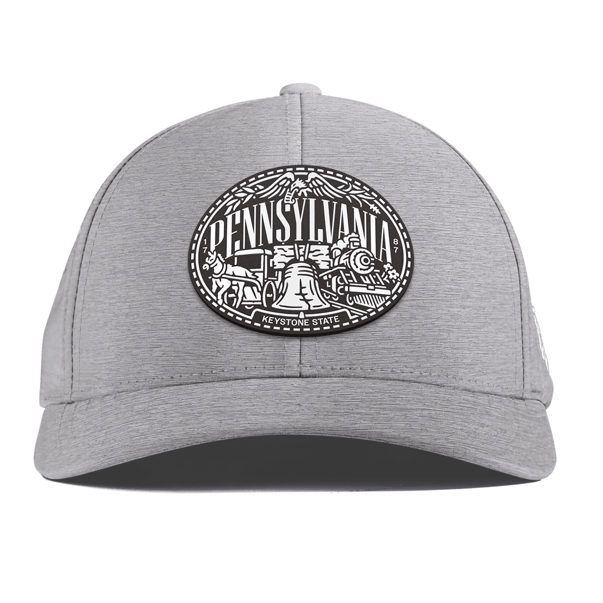 Pennsylvania Traveler Curved Performance Heather Gray