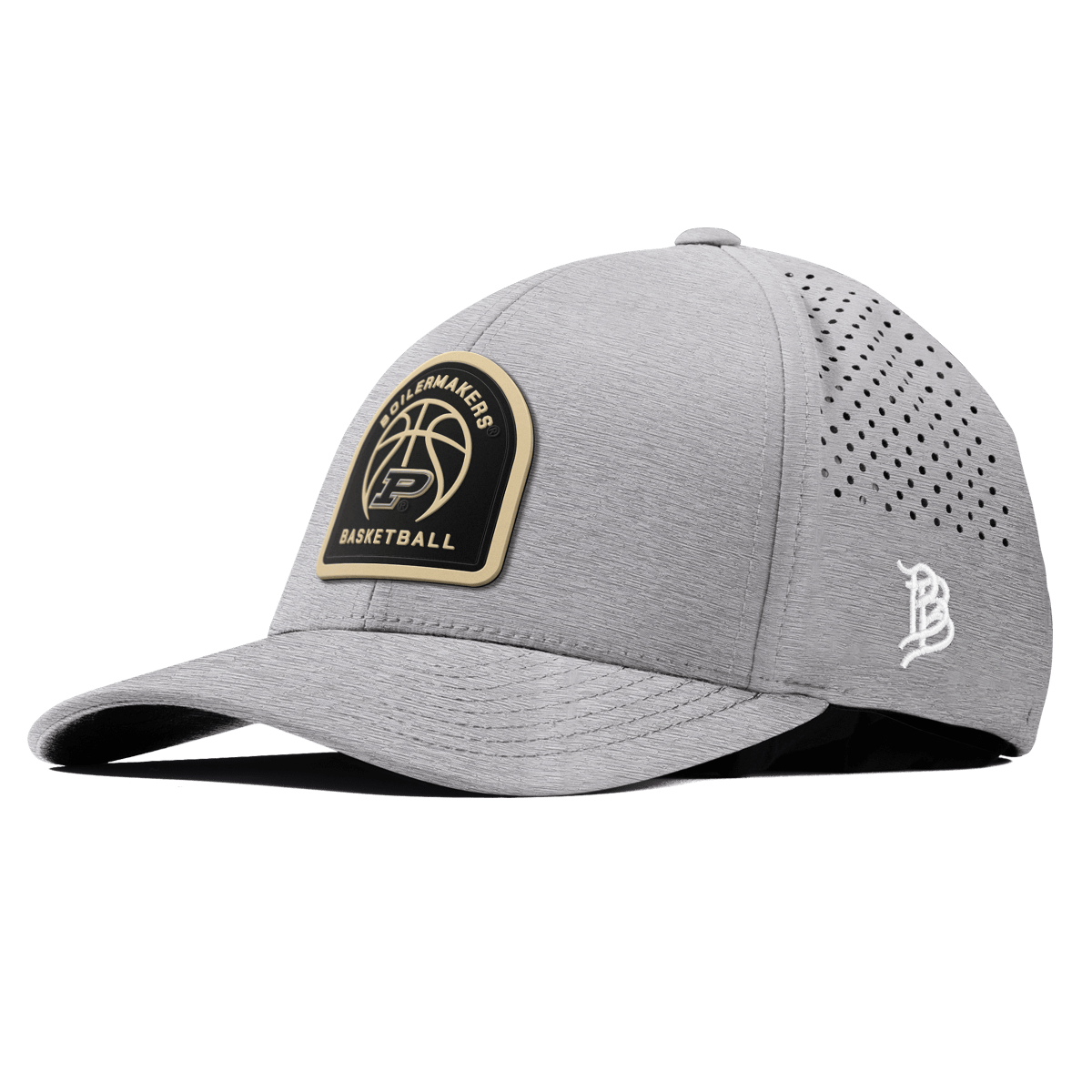 Purdue University "Purdue Basketball" Curved Performance Heather Gray