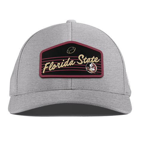 Florida State University "Seminole Football" Curved Performance Heather Gray