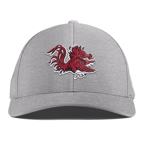 University of South Carolina "Sir Big Spur Logo" Curved Performance Heather Gray
