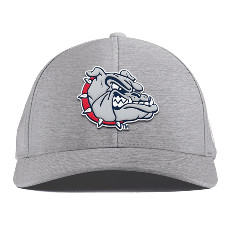 Gonzaga University "Spike The Bulldog" Curved Performance Heather Gray