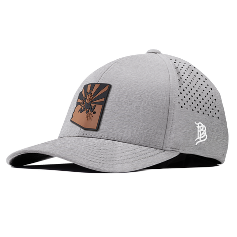 Arizona State University "Sun Devil State" Curved Performance Heather Gray 