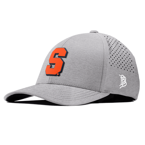 Syracuse University "Syracuse Orange Block" Curved Performance Heather Gray