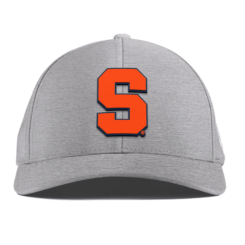 Syracuse University "Syracuse Orange Block" Curved Performance Heather Gray