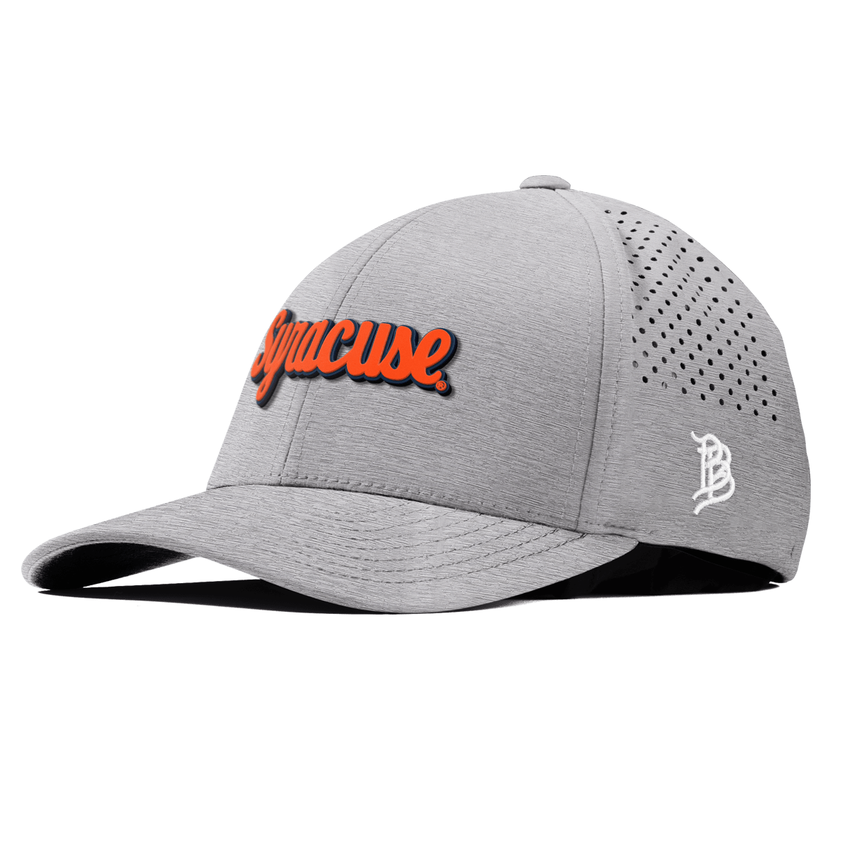 Syracuse University "Syracuse Throwback Script" Curved Performance Heather Gray