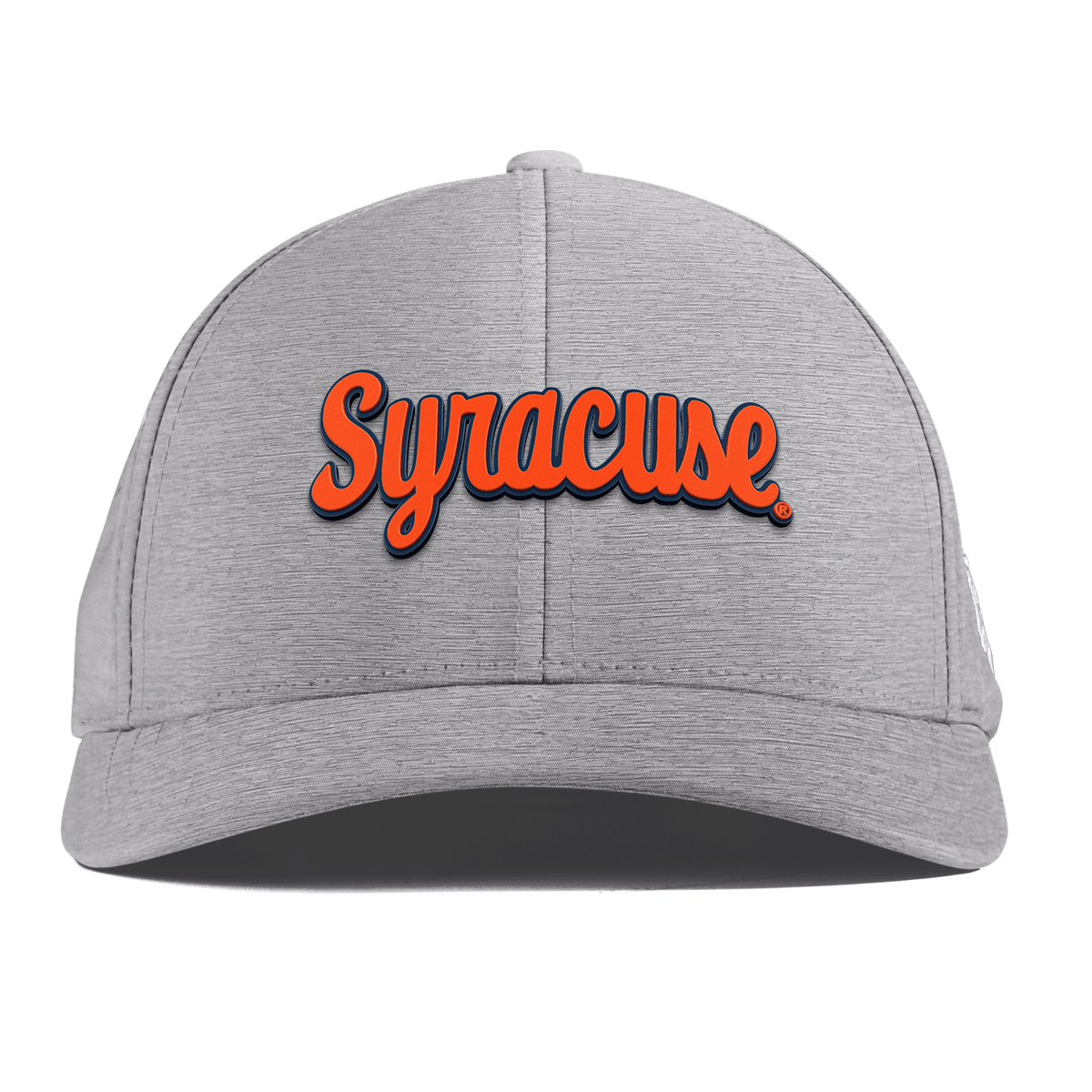 Syracuse University "Syracuse Throwback Script" Curved Performance Heather Gray