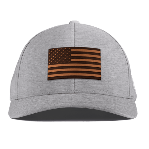 Old Glory Curved Performance Heather Gray