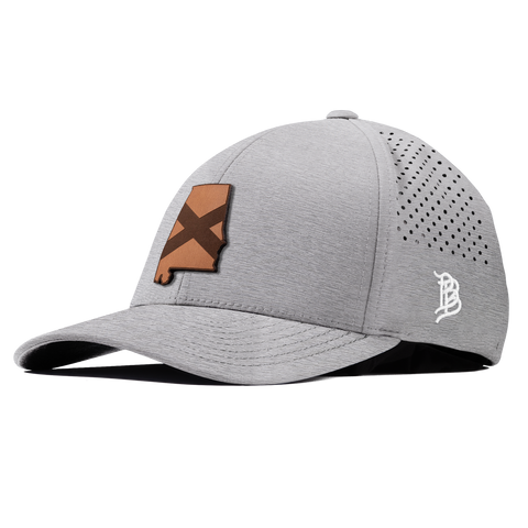 Alabama 22 Curved Performance Heather Gray