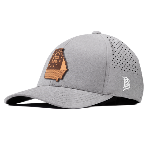 Georgia 4 Curved Performance Heather Gray