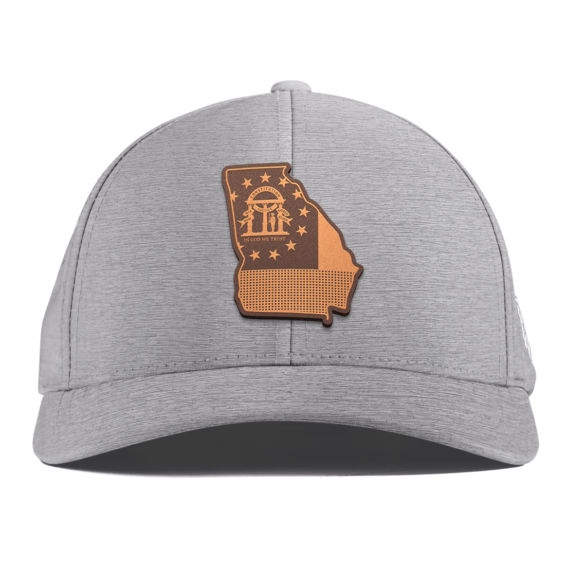 Georgia 4 Curved Performance Heather Gray