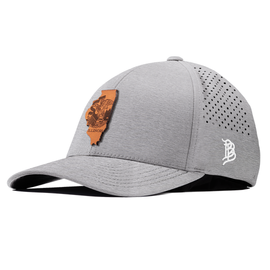 Illinois 21 Curved Performance Heather Gray