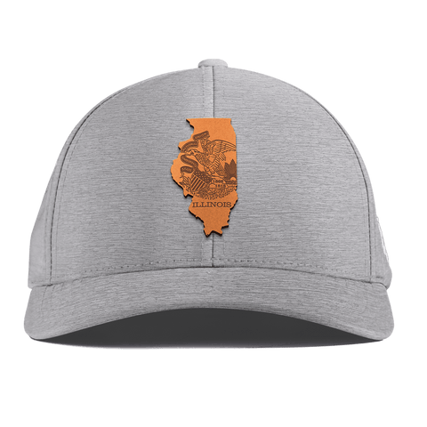 Illinois 21 Curved Performance Heather Gray