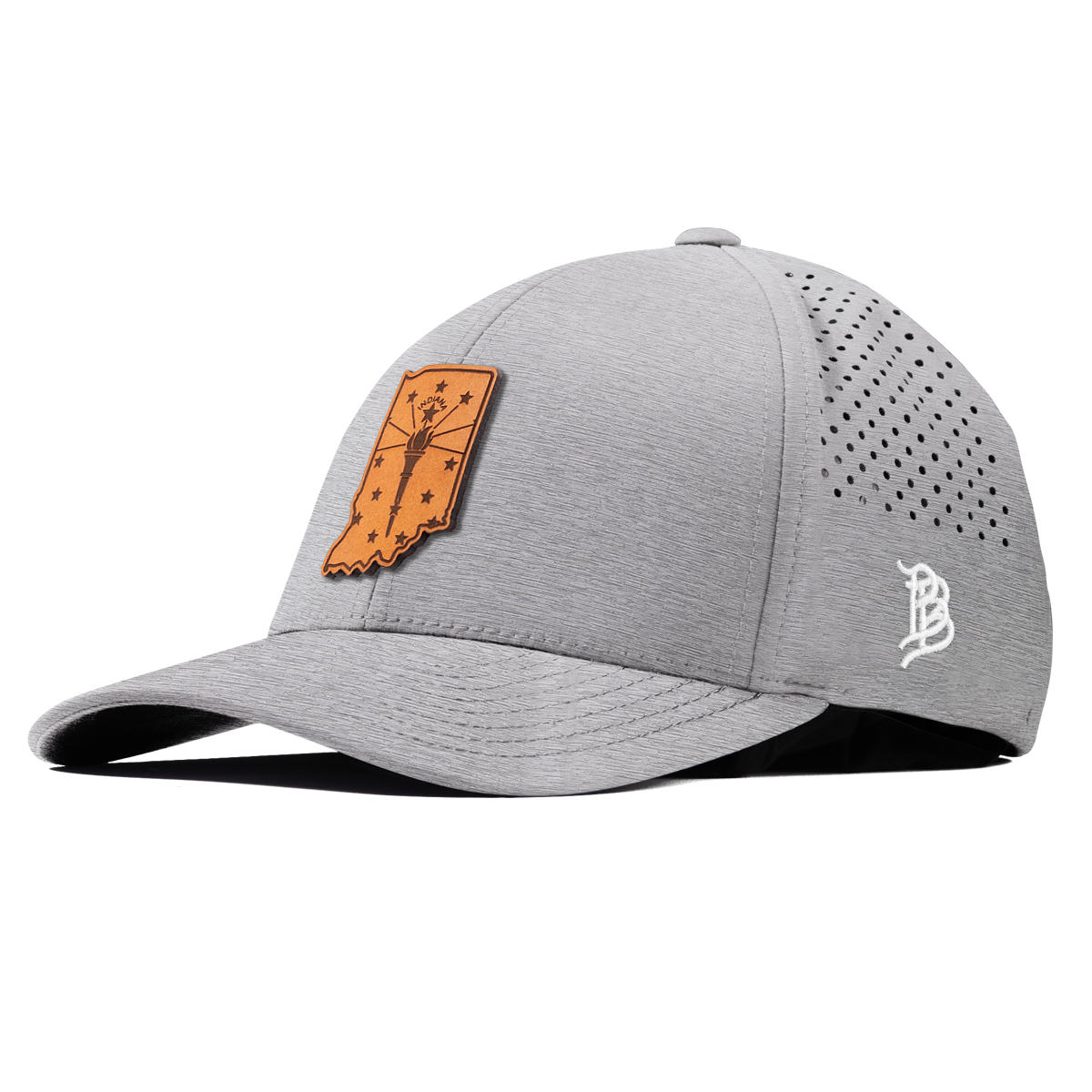 Indiana 19 Curved Performance Heather Gray