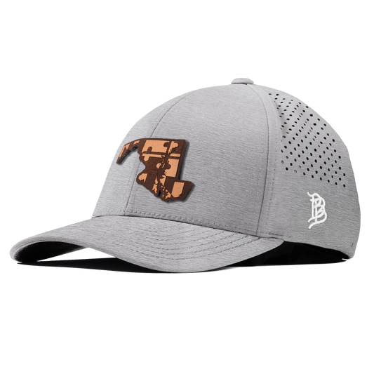 Maryland 7 Curved Performance Heather Gray