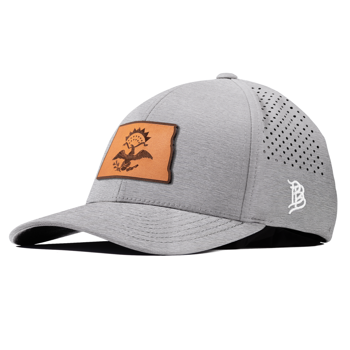 North Dakota 39 Curved Performance Heather Gray