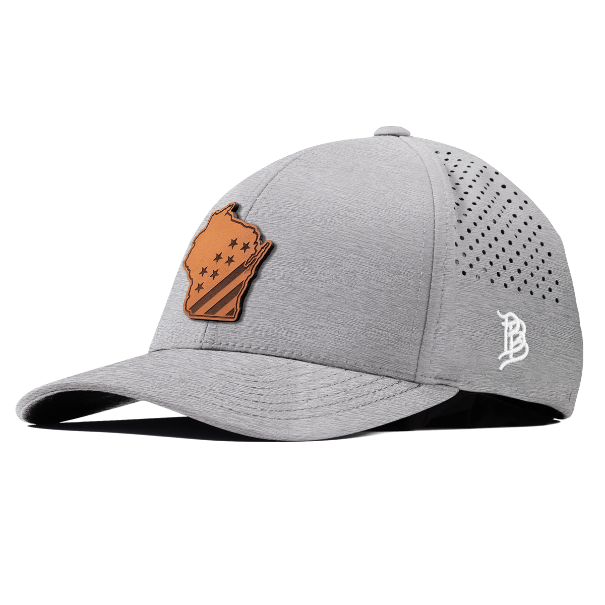 Wisconsin 30 Curved Performance Heather Gray