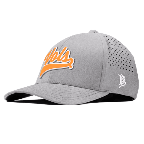 University of Tennessee "Tennessee Vols Script" Curved Performance Heather Gray