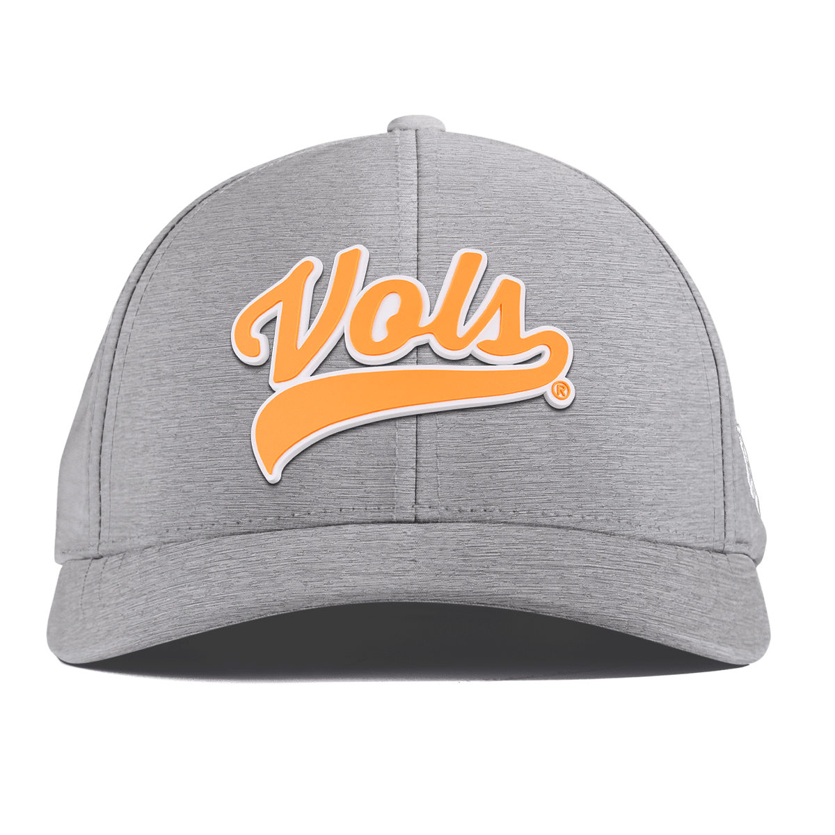 University of Tennessee "Tennessee Vols Script" Curved Performance Heather Gray
