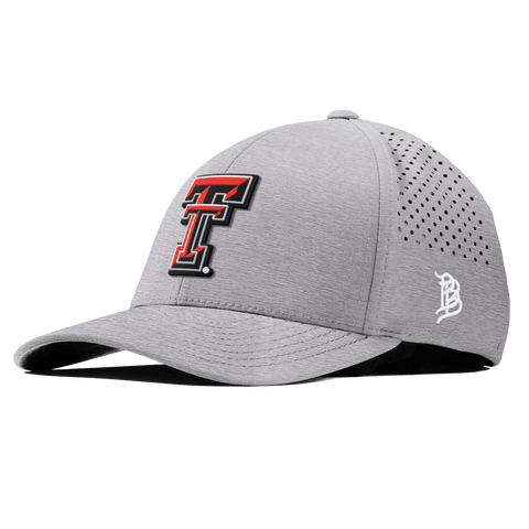 Texas Tech University "Texas Tech Team Logo" Curved Performance Heather Gray