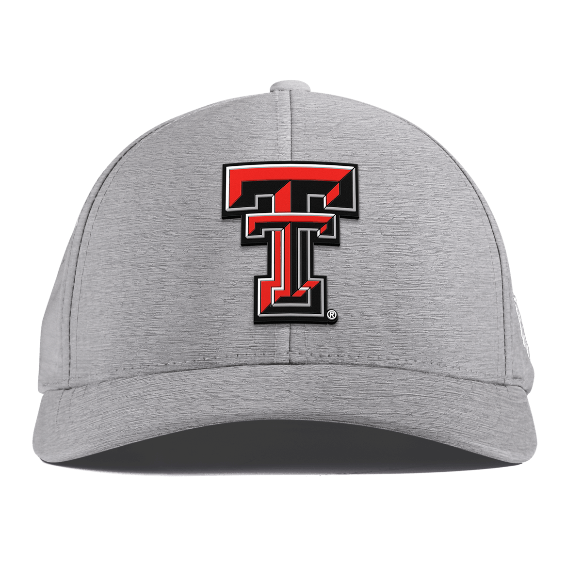 Texas Tech University "Texas Tech Team Logo" Curved Performance Heather Gray