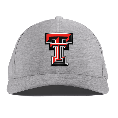 Texas Tech University "Texas Tech Team Logo" Curved Performance Heather Gray