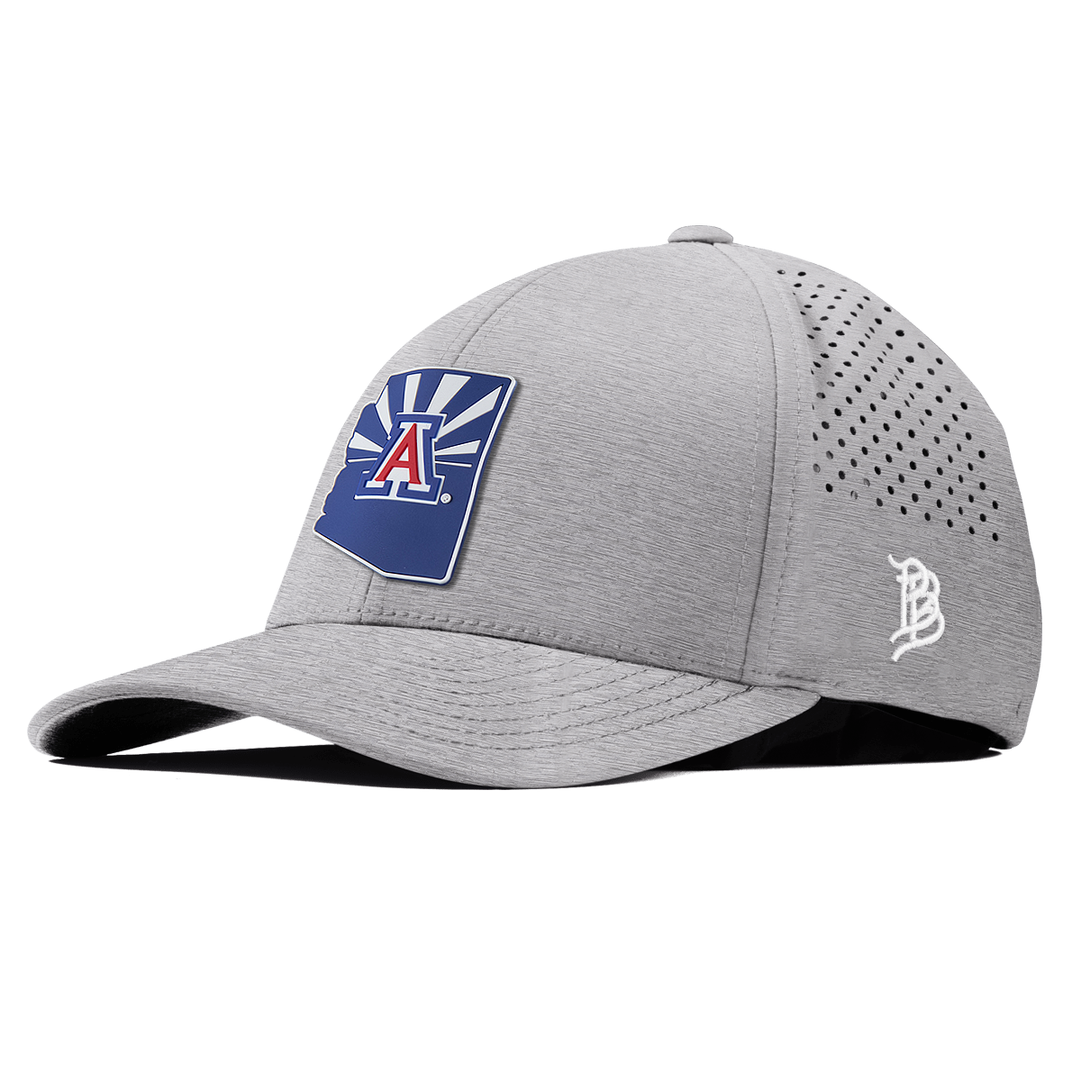 University of Arizona "The Tucson" Curved Performance Heather Gray