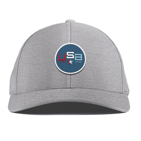 USA 250 Curved Performance Heather Gray