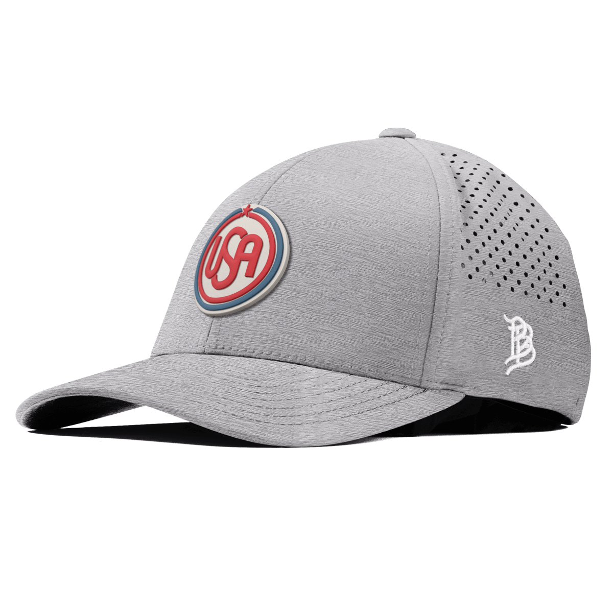 USA Icon Curved Performance Heather Gray