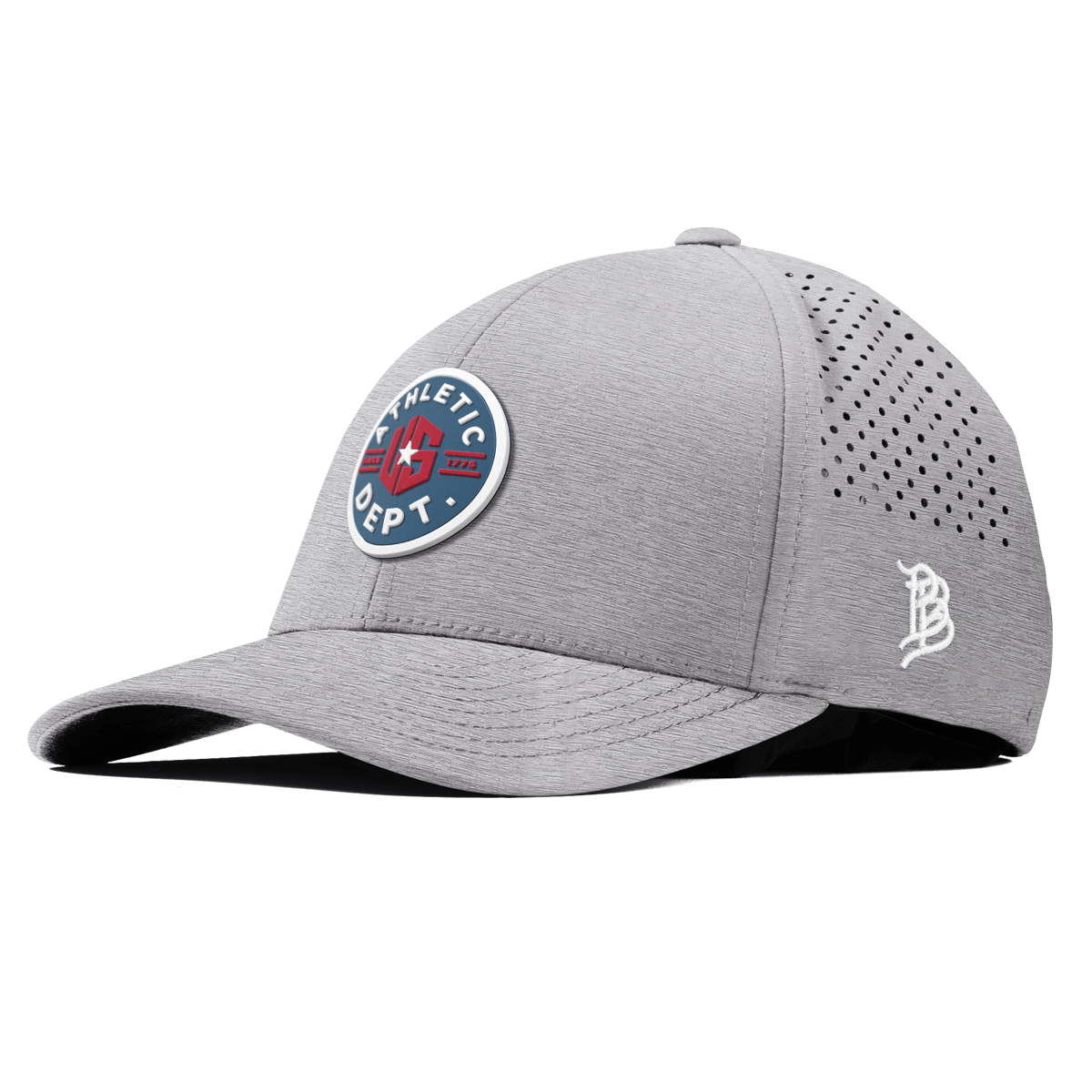US Athletic Curved Performance Heather Gray