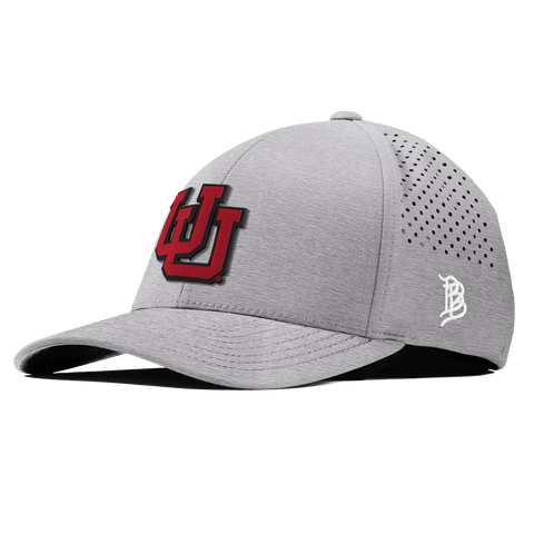 University of Utah "Utah Block" Curved Performance Heather Gray