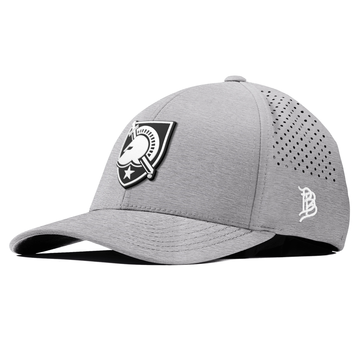 Army "Vintage Army Black Knights" Curved Performance Heather Gray