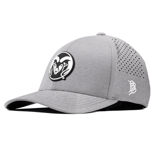 Colorado State University "Vintage CSU Team Logo" Curved Performance Heather Gray