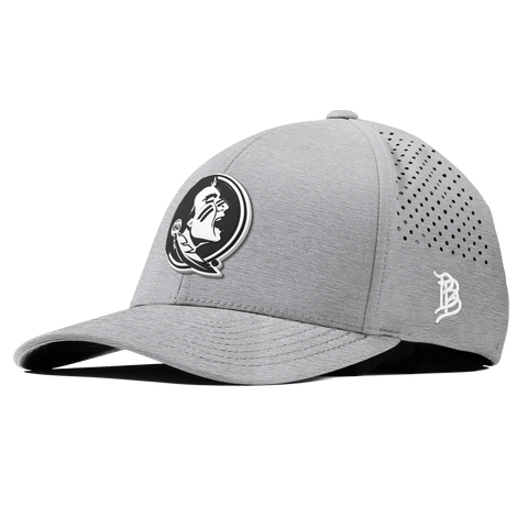 Florida State University "Vintage FSU Team Logo" Curved Performance Heather Gray